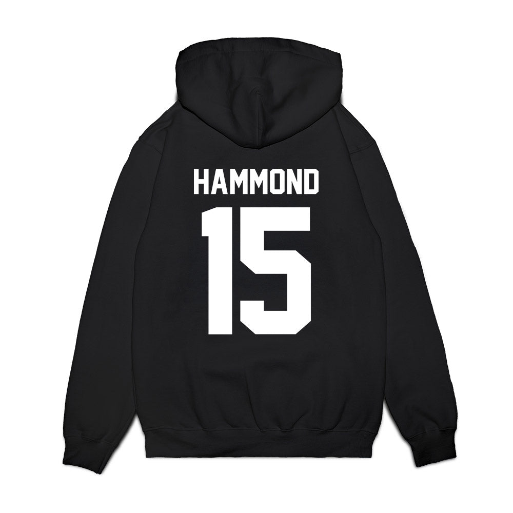Texas Tech - NCAA Football : William Hammond - Vintage Helmet Premium Hooded Sweatshirt-1