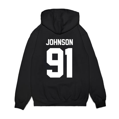 Texas Tech - NCAA Football : Krush Johnson - Vintage Helmet Premium Hooded Sweatshirt-1