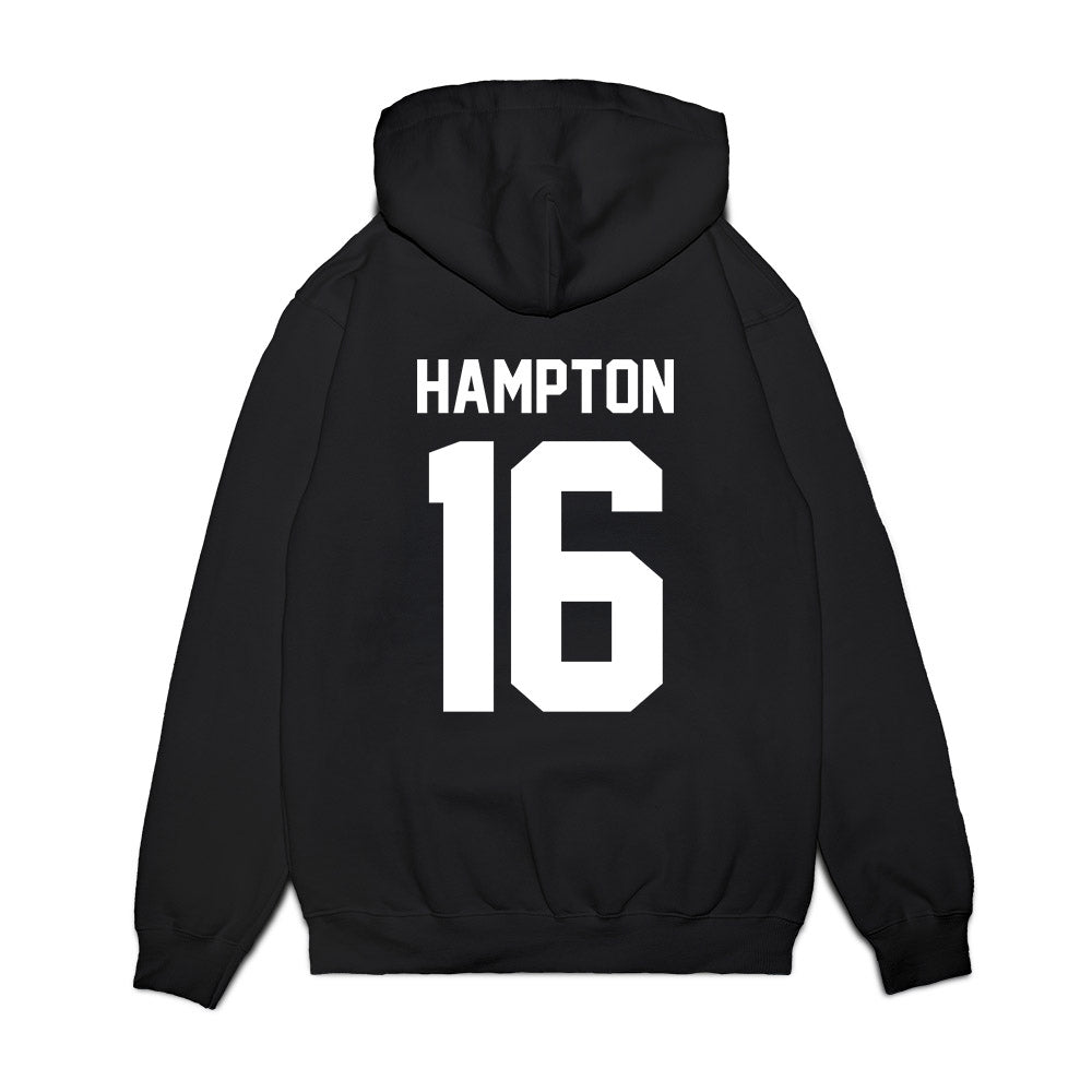 Texas Tech - NCAA Football : Ashton Hampton - Vintage Helmet Premium Hooded Sweatshirt-1