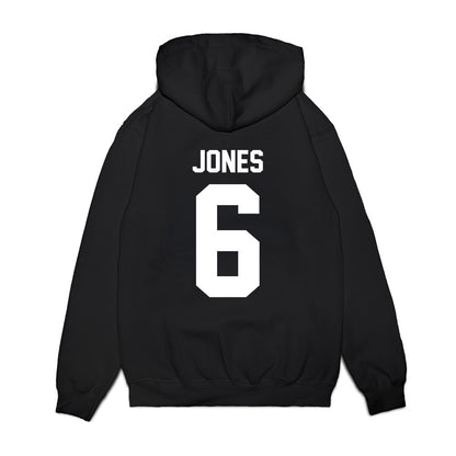 Texas Tech - NCAA Football : Jalen Jones - Vintage Helmet Premium Hooded Sweatshirt-1