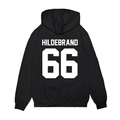 Texas Tech - NCAA Football : Jackson Hildebrand - Vintage Helmet Premium Hooded Sweatshirt-1