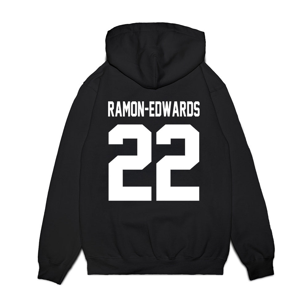 Texas Tech - NCAA Football : Marcus Ramon-Edwards - Vintage Helmet Premium Hooded Sweatshirt-1