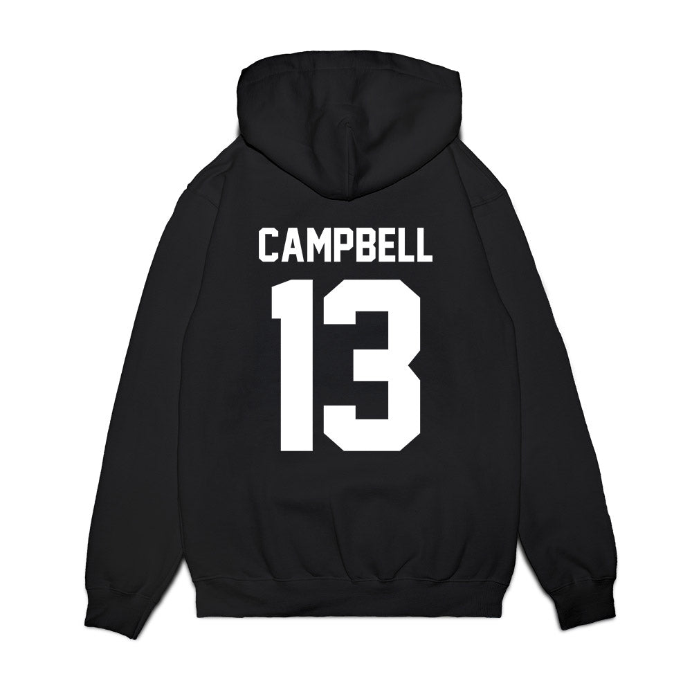 Texas Tech - NCAA Football : Chase Campbell - Vintage Helmet Premium Hooded Sweatshirt-1