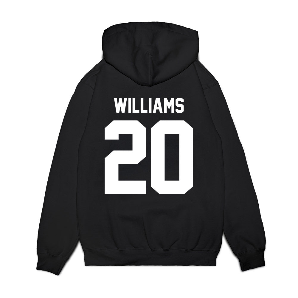 Texas Tech - NCAA Football : Jkoby Williams - Vintage Helmet Premium Hooded Sweatshirt-1
