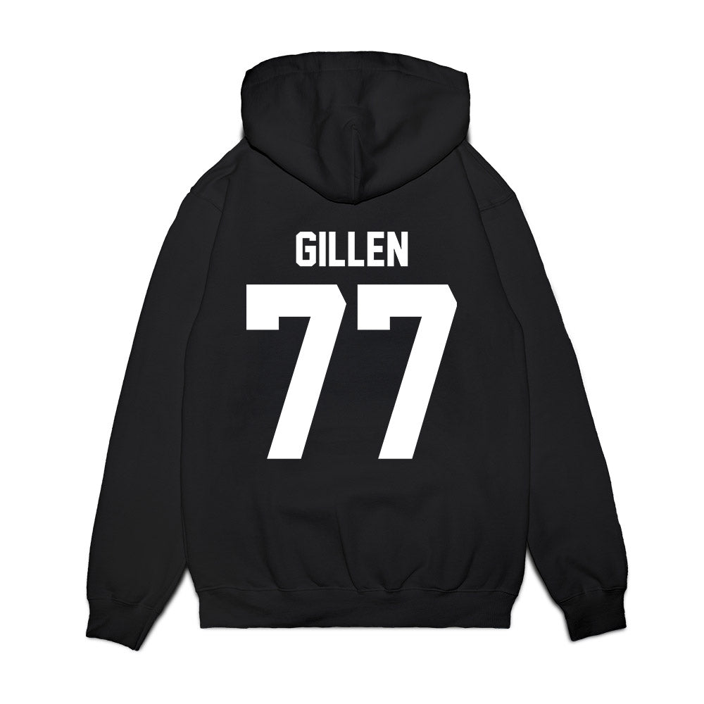 Texas Tech - NCAA Football : Elias Gillen - Vintage Helmet Premium Hooded Sweatshirt-1