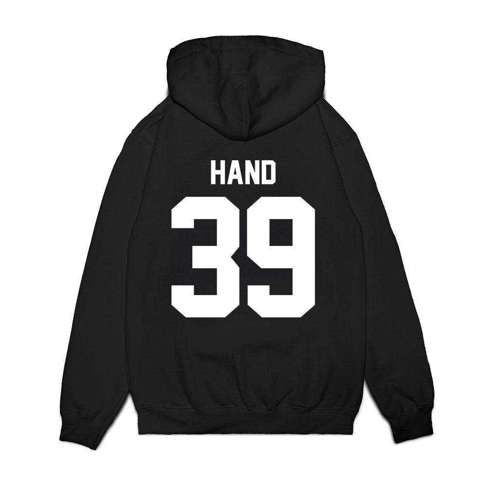 Texas Tech - NCAA Football : Jacob Hand - Vintage Helmet Premium Hooded Sweatshirt-1
