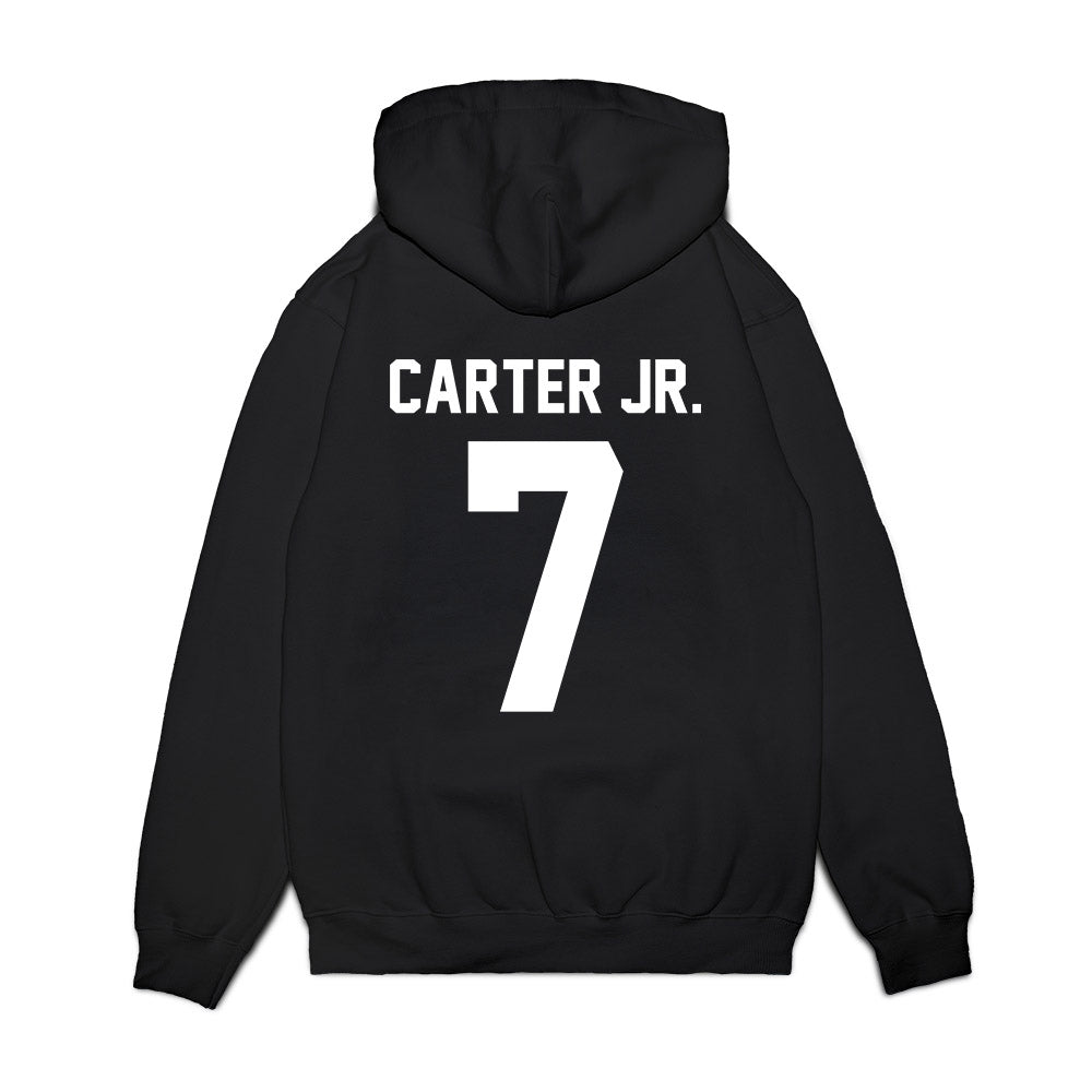 Texas Tech - NCAA Football : Terrance Carter Jr. - Vintage Helmet Premium Hooded Sweatshirt-1