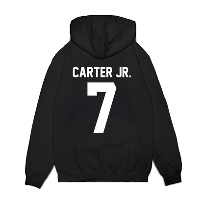 Texas Tech - NCAA Football : Terrance Carter Jr. - Vintage Helmet Premium Hooded Sweatshirt-1