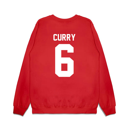 Texas Tech - NCAA Football : John Curry - Vintage Helmet Premium Crewneck Sweatshirt-1