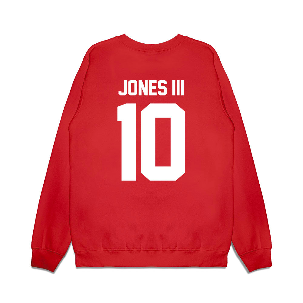 Texas Tech - NCAA Football : Lloyd Jones III - Vintage Helmet Premium Crewneck Sweatshirt-1