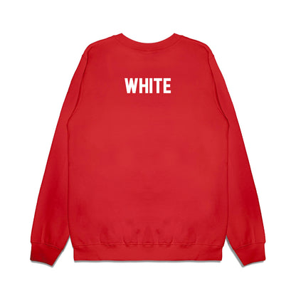 Texas Tech - NCAA Football : Trey White - Vintage Helmet Premium Crewneck Sweatshirt-1