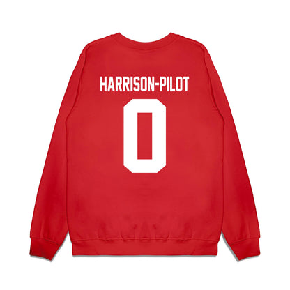 Texas Tech - NCAA Football : Mikal Harrison-Pilot - Vintage Helmet Premium Crewneck Sweatshirt-1