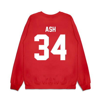 Texas Tech - NCAA Football : Jude Ash - Vintage Helmet Premium Crewneck Sweatshirt-1