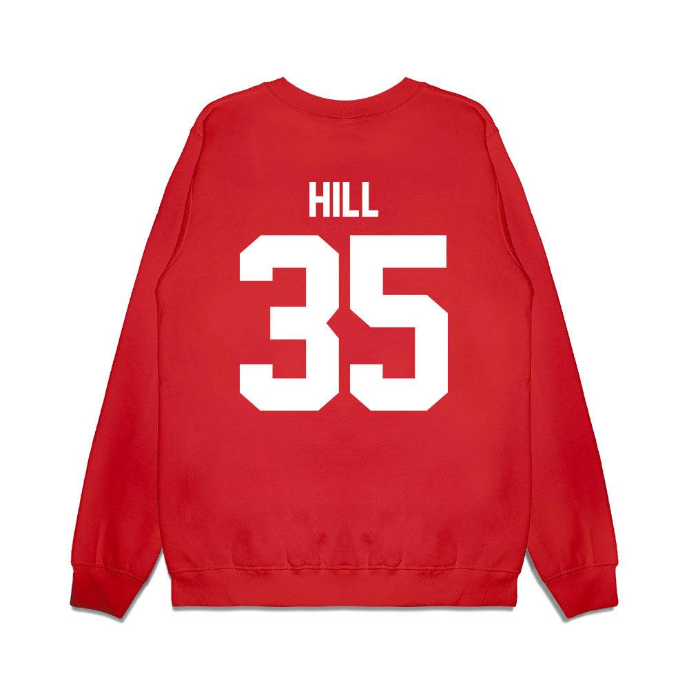 Texas Tech - NCAA Football : Adam Hill - Vintage Helmet Premium Crewneck Sweatshirt-1