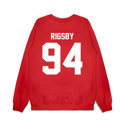 Texas Tech - NCAA Football : Braylon Rigsby - Vintage Helmet Premium Crewneck Sweatshirt-1