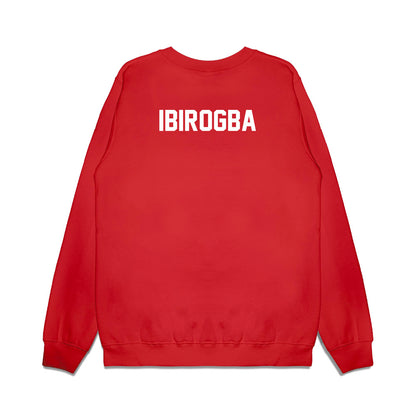 Texas Tech - NCAA Football : Mateen Ibirogba - Vintage Helmet Premium Crewneck Sweatshirt-1