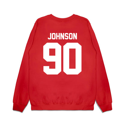 Texas Tech - NCAA Football : Ayden Johnson - Vintage Helmet Premium Crewneck Sweatshirt-1