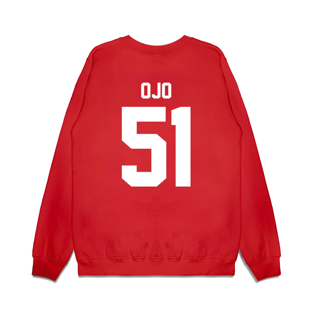 Texas Tech - NCAA Football : Felix Ojo - Vintage Helmet Premium Crewneck Sweatshirt-1