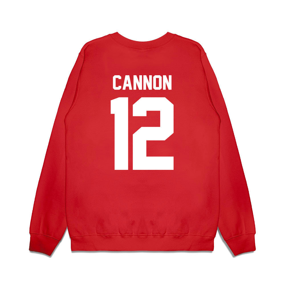 Texas Tech - NCAA Football : Stephen Cannon - Vintage Helmet Premium Crewneck Sweatshirt-1