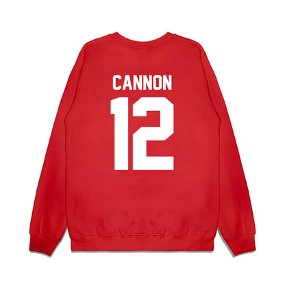 Texas Tech - NCAA Football : Stephen Cannon - Vintage Helmet Premium Crewneck Sweatshirt-1