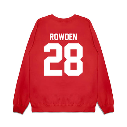 Texas Tech - NCAA Football : Ashton Rowden - Vintage Helmet Premium Crewneck Sweatshirt-1