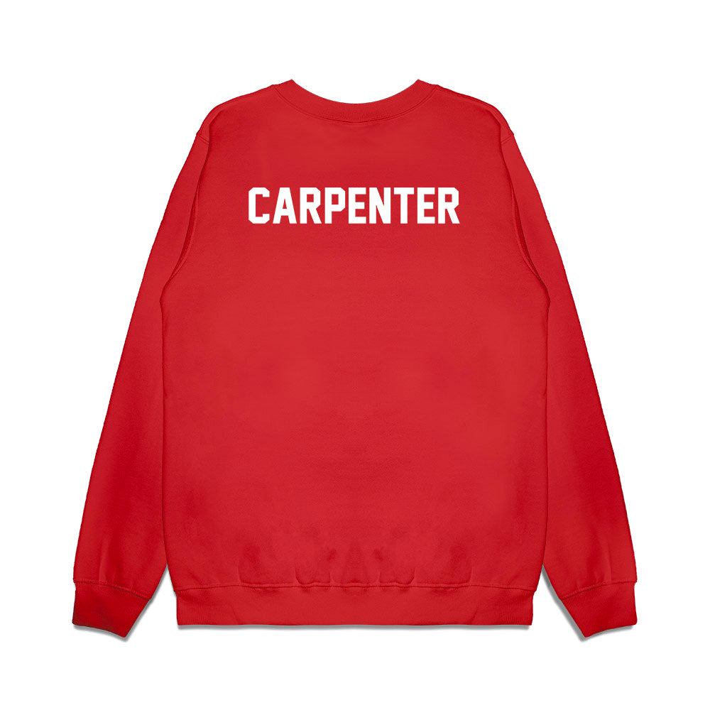 Texas Tech - NCAA Football : Jett Carpenter - Vintage Helmet Premium Crewneck Sweatshirt-1