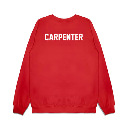 Texas Tech - NCAA Football : Jett Carpenter - Vintage Helmet Premium Crewneck Sweatshirt-1