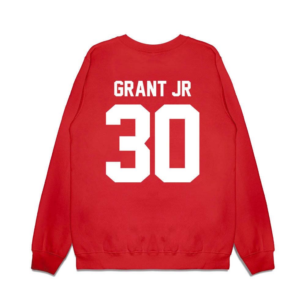 Texas Tech - NCAA Football : Jamarn Grant Jr - Vintage Helmet Premium Crewneck Sweatshirt-1
