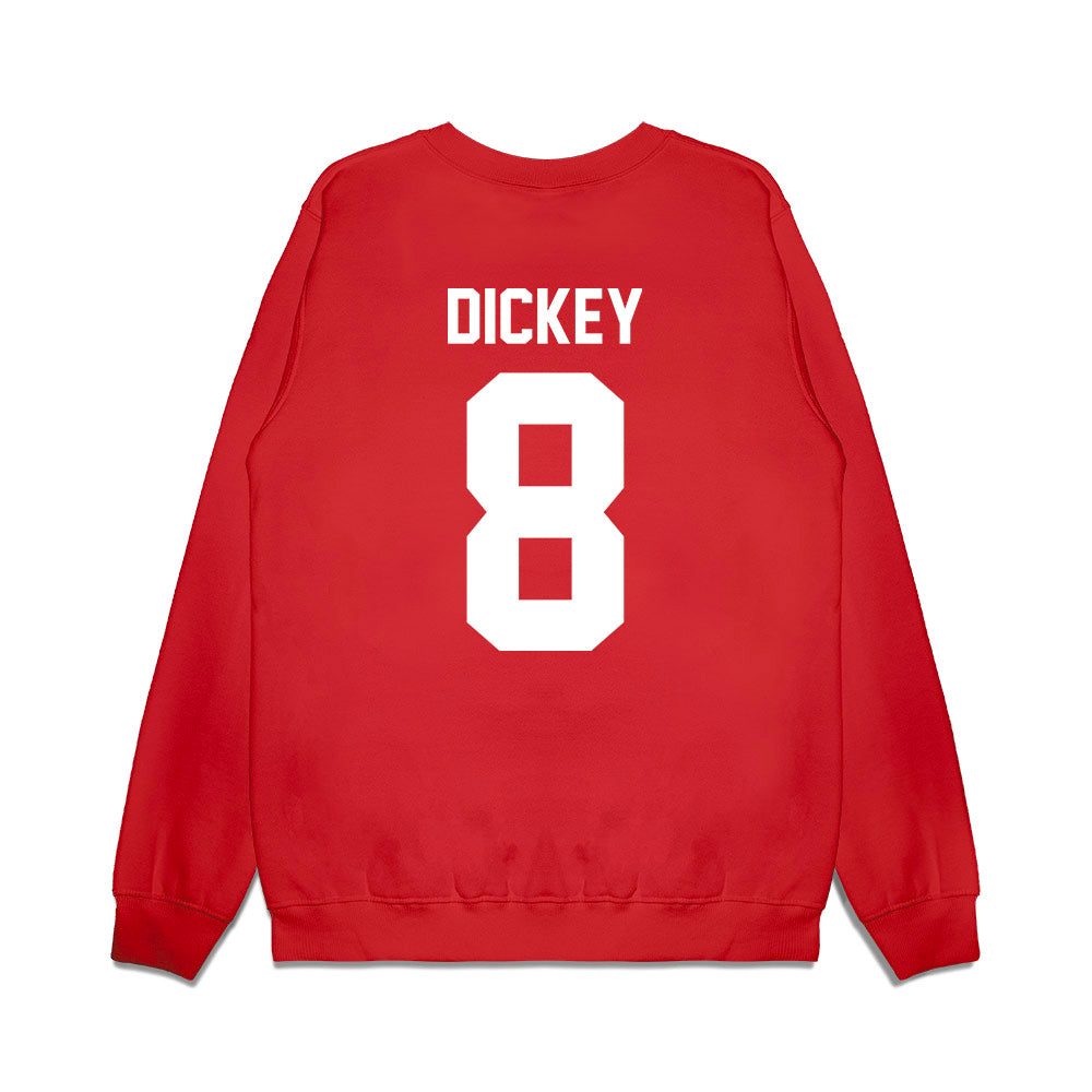 Texas Tech - NCAA Football : Cameron Dickey - Vintage Helmet Premium Crewneck Sweatshirt-1