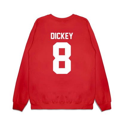 Texas Tech - NCAA Football : Cameron Dickey - Vintage Helmet Premium Crewneck Sweatshirt-1