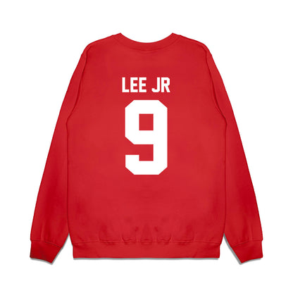 Texas Tech - NCAA Football : Donte Lee Jr - Vintage Helmet Premium Crewneck Sweatshirt-1