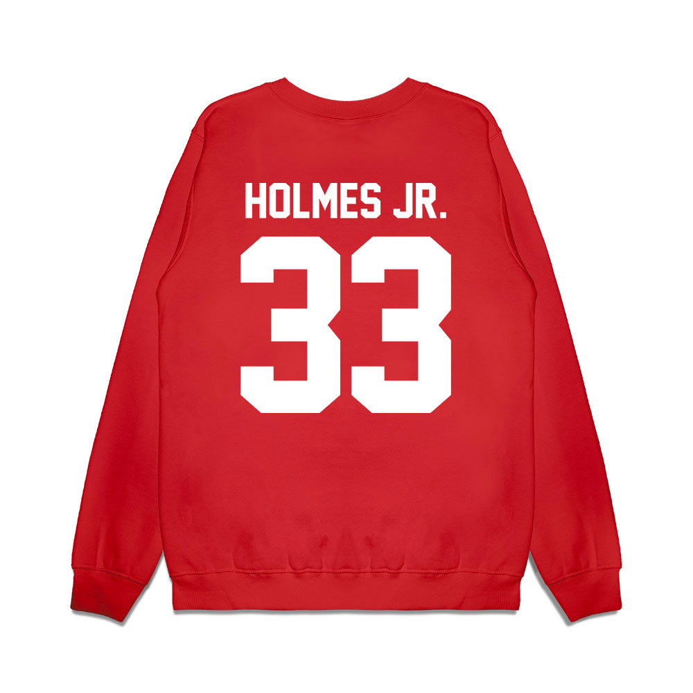 Texas Tech - NCAA Football : A.J. Holmes Jr. - Vintage Helmet Premium Crewneck Sweatshirt-1