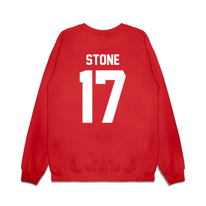 Texas Tech - NCAA Football : Leyton Stone - Vintage Helmet Premium Crewneck Sweatshirt-1