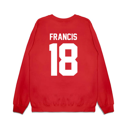 Texas Tech - NCAA Football : Kirk Francis - Vintage Helmet Premium Crewneck Sweatshirt-1