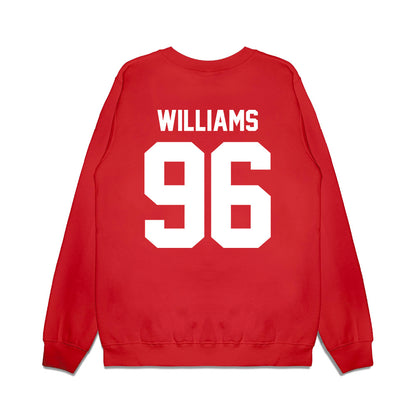 Texas Tech - NCAA Football : Keyshawn Williams - Vintage Helmet Premium Crewneck Sweatshirt-1