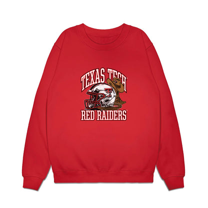Texas Tech - NCAA Football : Adam Hill - Vintage Helmet Premium Crewneck Sweatshirt-0