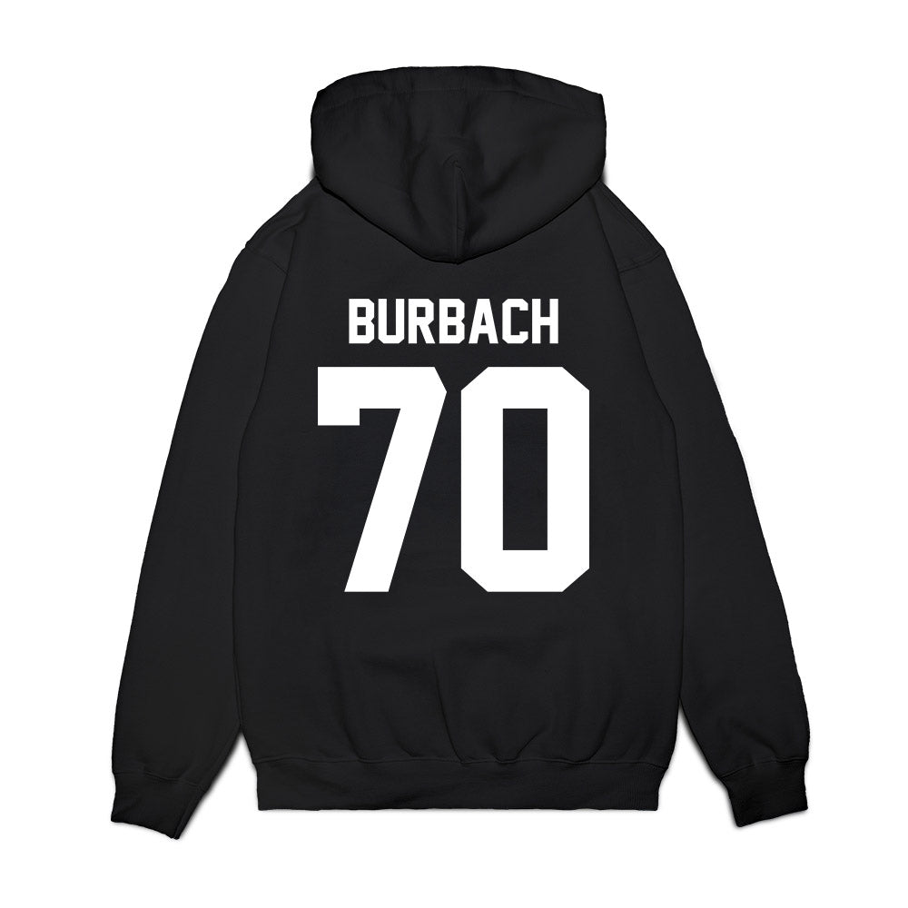 Northwestern - NCAA Football : Leighton Burbach - Vintage Football Premium Hooded Sweatshirt-1
