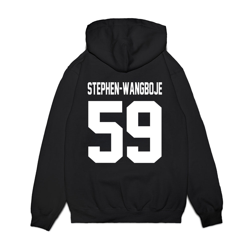 Northwestern - NCAA Football : Glory Stephen-Wangboje - Vintage Football Premium Hooded Sweatshirt-1