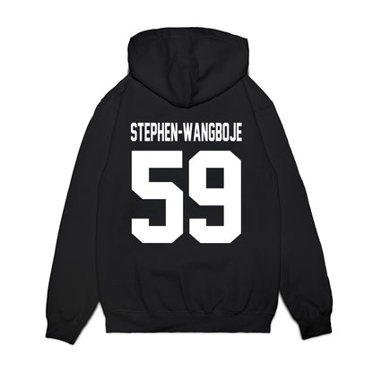 Northwestern - NCAA Football : Glory Stephen-Wangboje - Vintage Football Premium Hooded Sweatshirt-1