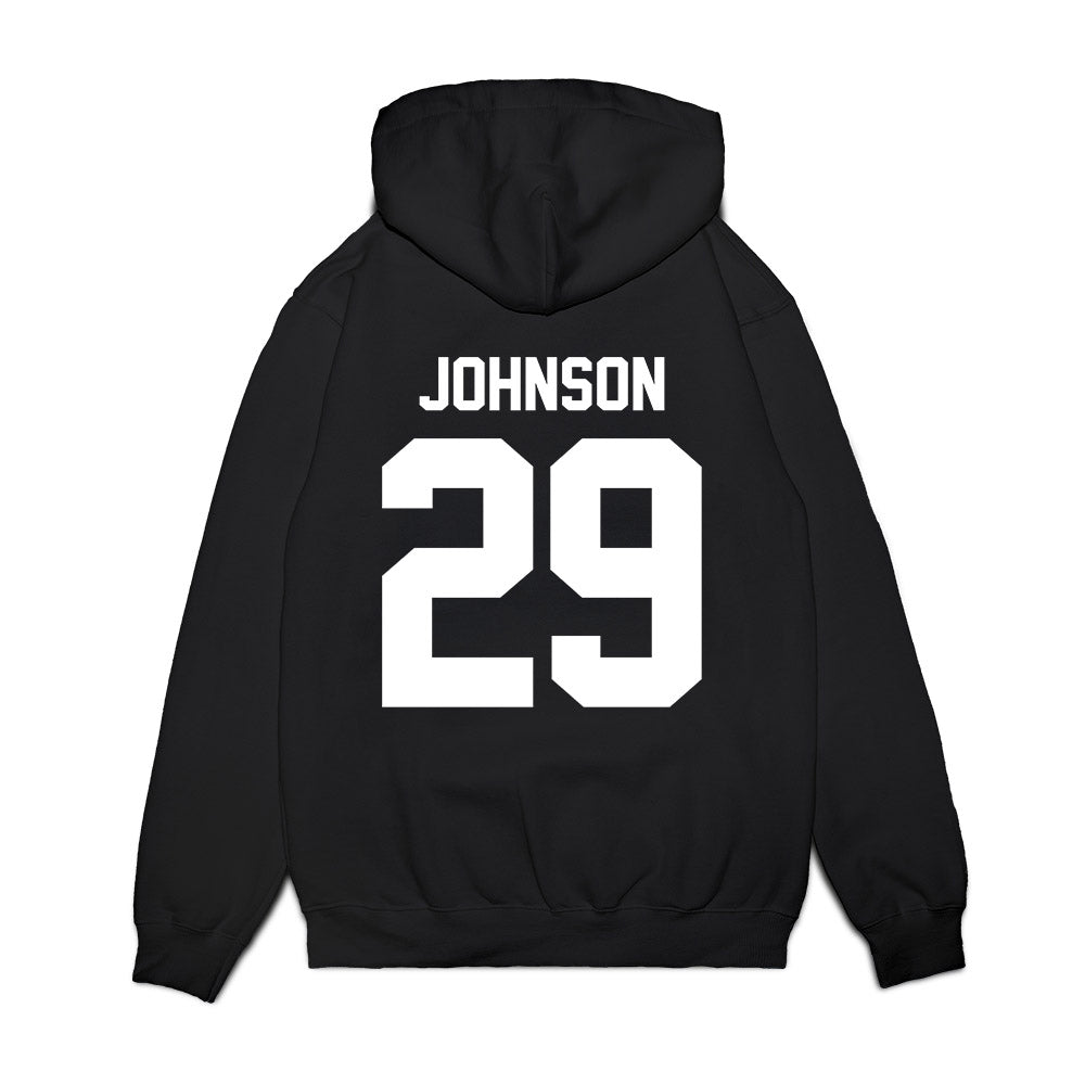 Northwestern - NCAA Football : Qayvier Johnson - Vintage Football Premium Hooded Sweatshirt-1