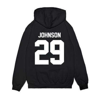 Northwestern - NCAA Football : Qayvier Johnson - Vintage Football Premium Hooded Sweatshirt-1