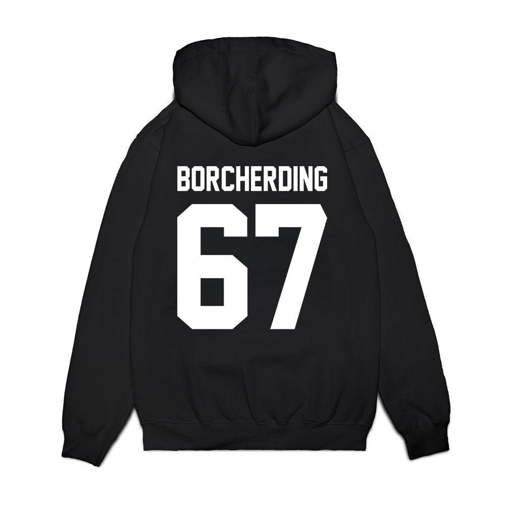 Northwestern - NCAA Football : Jace Borcherding - Vintage Football Premium Hooded Sweatshirt-1