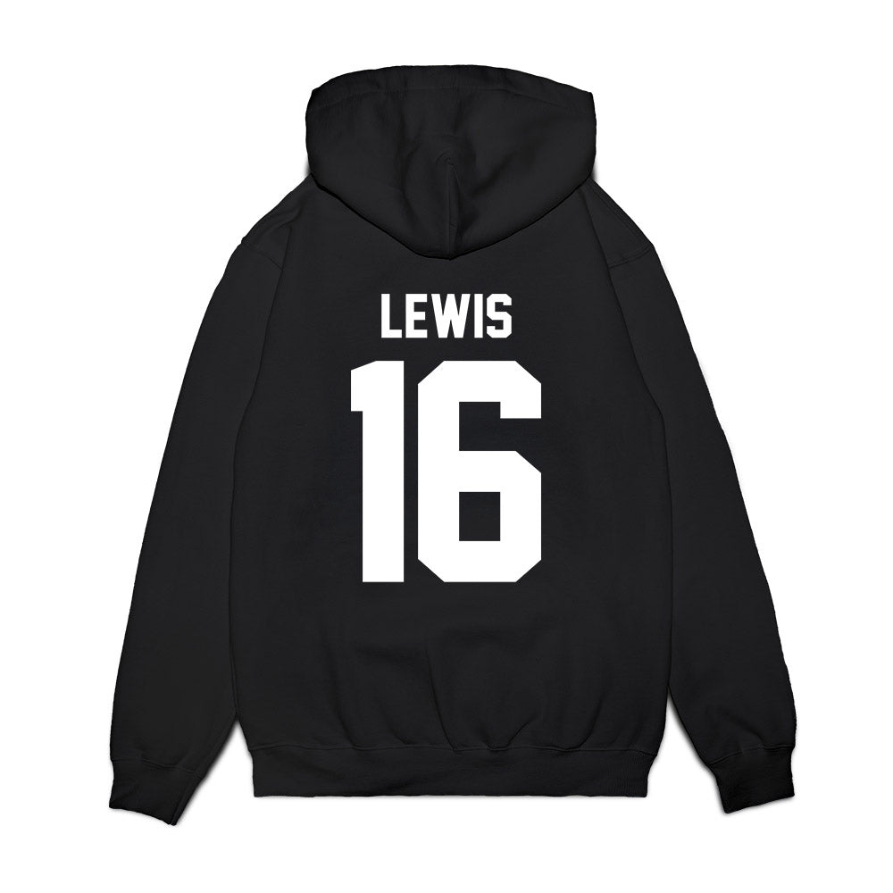 Northwestern - NCAA Football : J.J. Lewis - Vintage Football Premium Hooded Sweatshirt-1