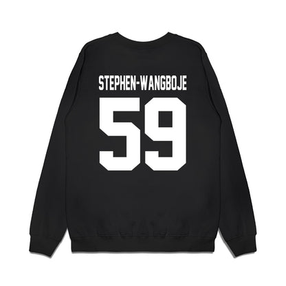 Northwestern - NCAA Football : Glory Stephen-Wangboje - Vintage Football Premium Crewneck Sweatshirt-1