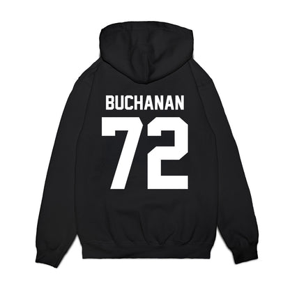 UNC - NCAA Football : Eidan Buchanan - Vintage Helmet Premium Hooded Sweatshirt-1