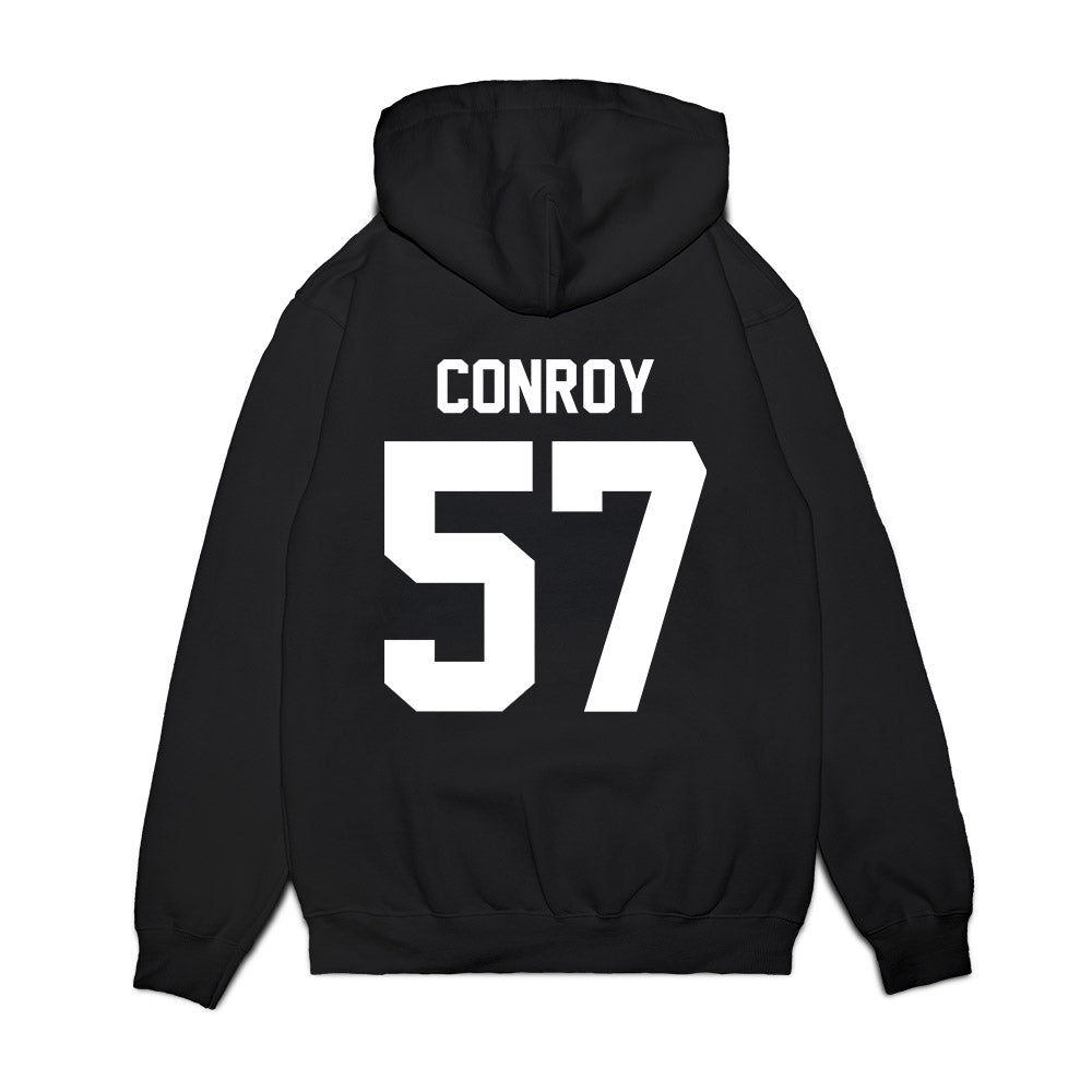 UNC - NCAA Football : William Conroy - Vintage Helmet Premium Hooded Sweatshirt-1