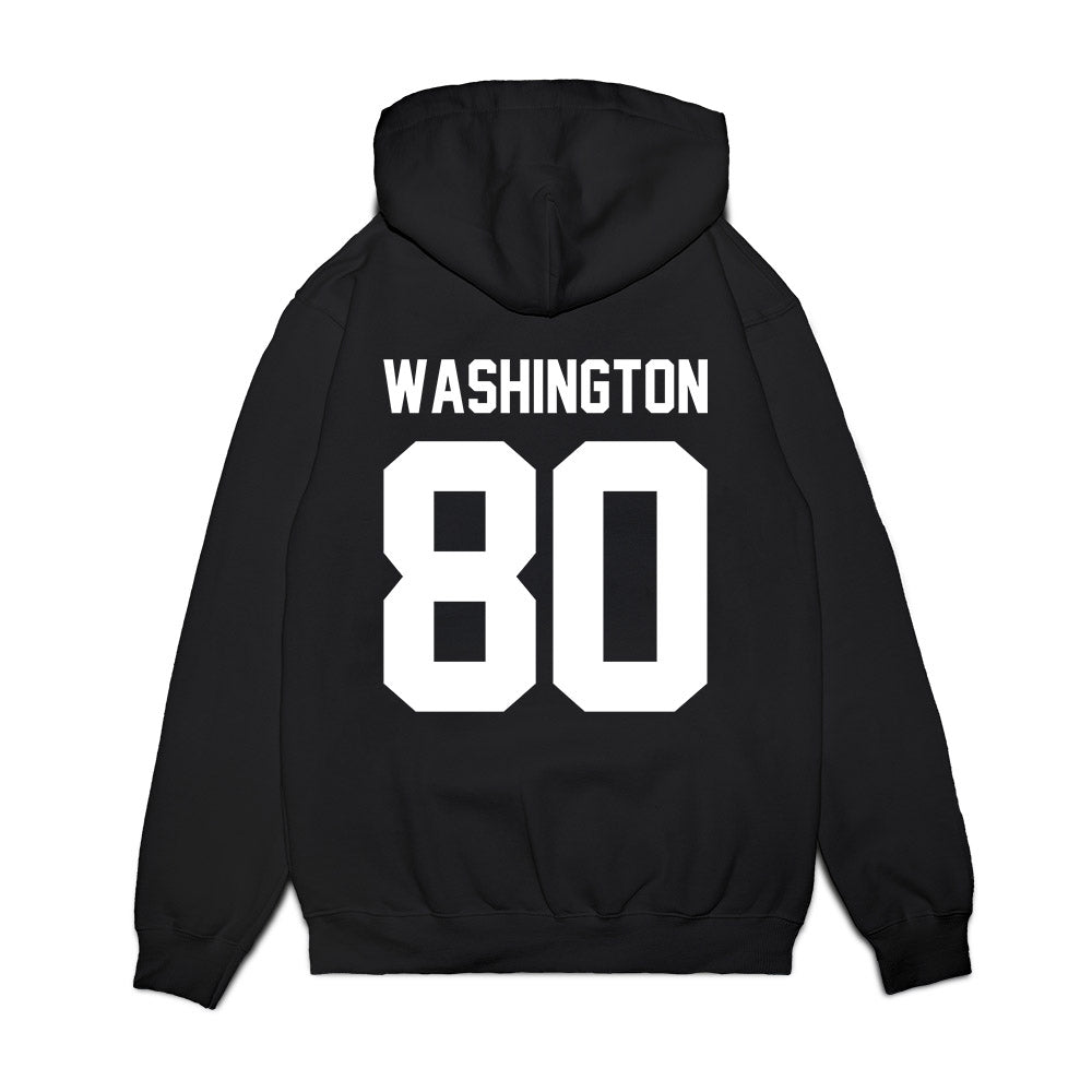UNC - NCAA Football : Jordan Washington - Vintage Helmet Premium Hooded Sweatshirt-1