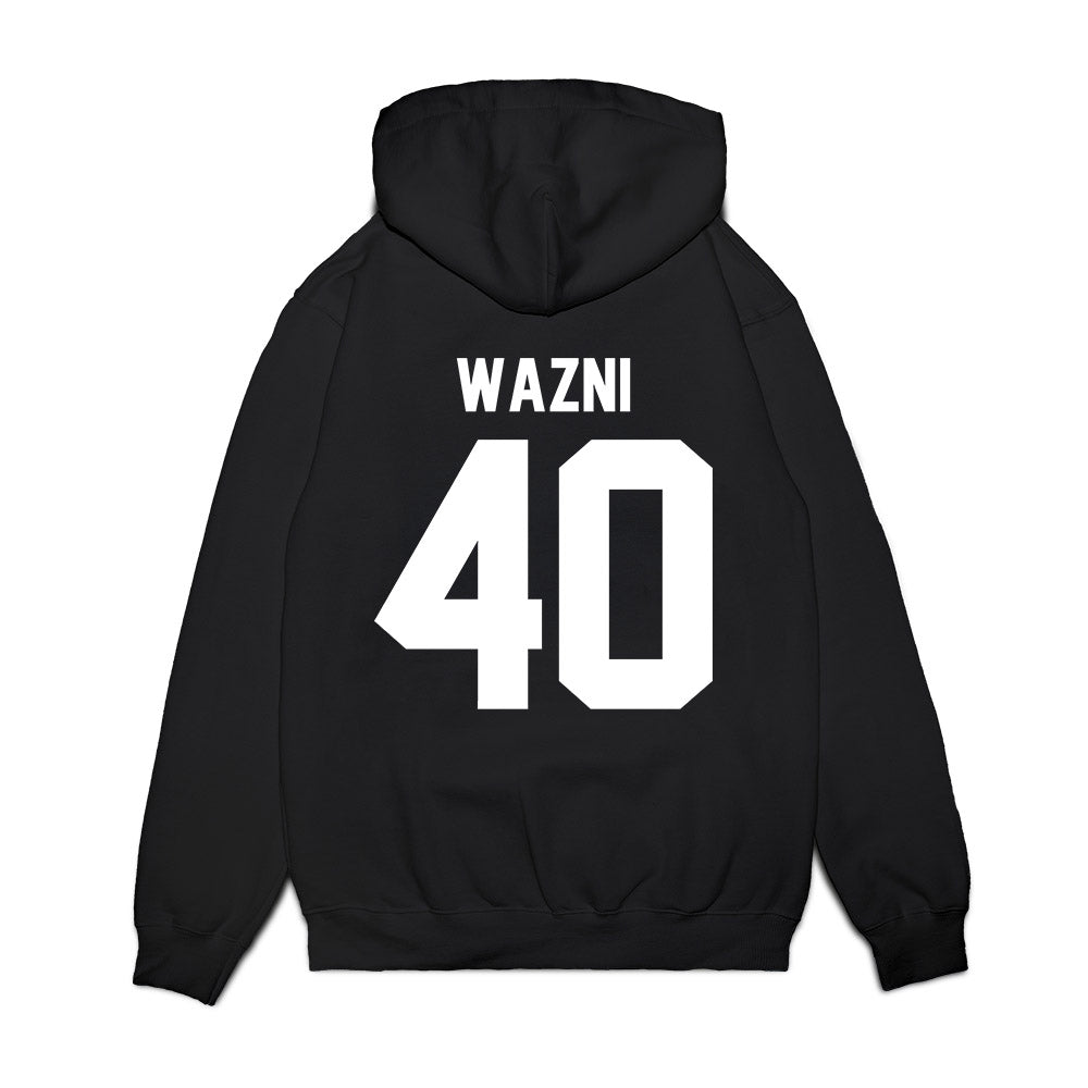 UNC - NCAA Football : Roman Wazni - Vintage Helmet Premium Hooded Sweatshirt-1