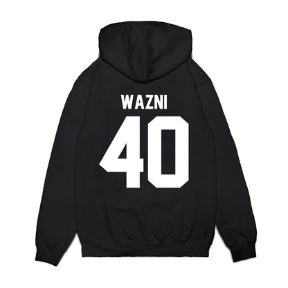 UNC - NCAA Football : Roman Wazni - Vintage Helmet Premium Hooded Sweatshirt-1