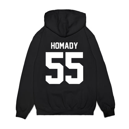 UNC - NCAA Football : Brandon Homady - Vintage Helmet Premium Hooded Sweatshirt-1